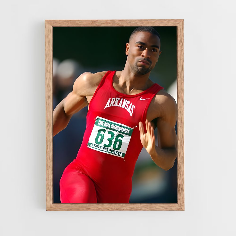 Poster Tyson gay – affiche Athlétisme (vue 4)